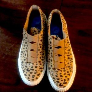 Blowfish leopard canvas shoes